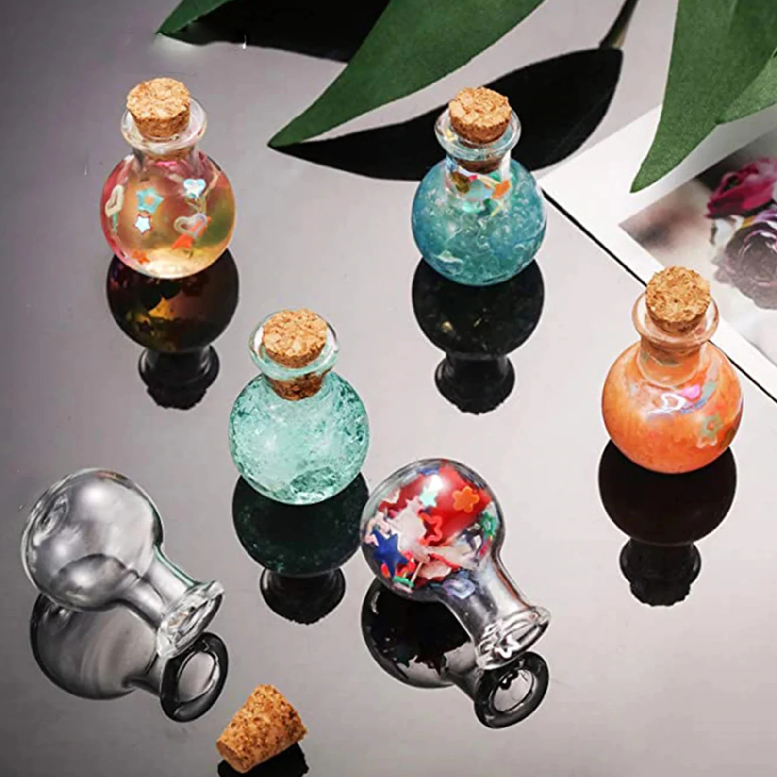 10pcs Mini Clear Glass Bottle Wishing Drift Bottle With Cork DIY Transparent Glass Bottle Valentine's Day Wedding Birthday Gifts
10pcs Mini Clear Glass Bottle Wishing Drift Bottle With Cork DIY Transparent Glass Bottle Valentine's Day Wedding Birthday Gifts