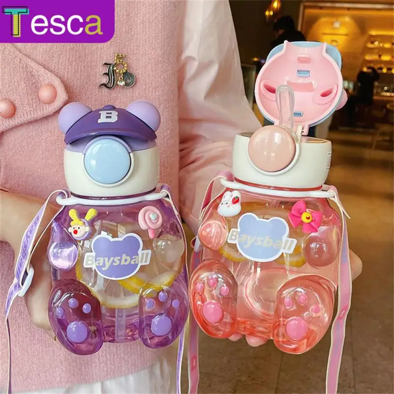 Large Capacity Bear Cup Children Straw Water Bottle Summer Cartoon Hat Water Bottle Water Bottle For Children Cute Portable
Large Capacity Bear Cup Children Straw Water Bottle Summer Cartoon Hat Water Bottle Water Bottle For Children Cute Portable