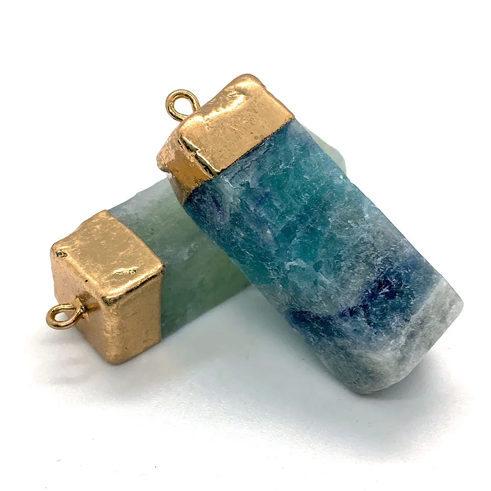 Natural Stone Rectangular Crystal Pendant 13x39mm Stereo Green Fluorite Pendant Jewelry Making DIY Necklace Bracelet Accessories
Natural Stone Rectangular Crystal Pendant 13x39mm Stereo Green Fluorite Pendant Jewelry Making DIY Necklace Bracelet Accessories