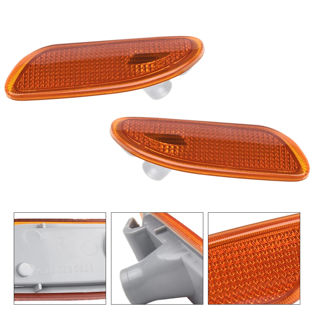 2pcs Car Side Marker Bumper Turn Signal Lights For Mercedes-Benz W203 C-Class 2001-2007 203 820 07 21 Side Marker Lamp
2pcs Car Side Marker Bumper Turn Signal Lights For Mercedes-Benz W203 C-Class 2001-2007 203 820 07 21 Side Marker Lamp