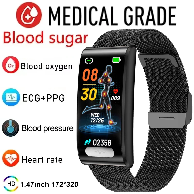 2023 New Blood Glucose Meter Health Smart Watch Men ECG + Blood Pressure Measurement IP68 Waterproof Sports Ladies Smart Watch 
2023 New Blood Glucose Meter Health Smart Watch Men ECG + Blood Pressure Measurement IP68 Waterproof Sports Ladies Smart Watch