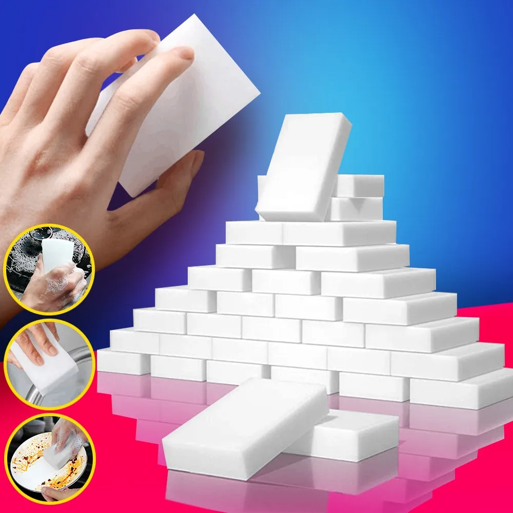 10PCS Magic Cleaning Dishwashing for Kitchen Bathroom Melamine Sponge Reusable Washable Nano Sponge Melamine Dishes Wash
10PCS Magic Cleaning Dishwashing for Kitchen Bathroom Melamine Sponge Reusable Washable Nano Sponge Melamine Dishes Wash