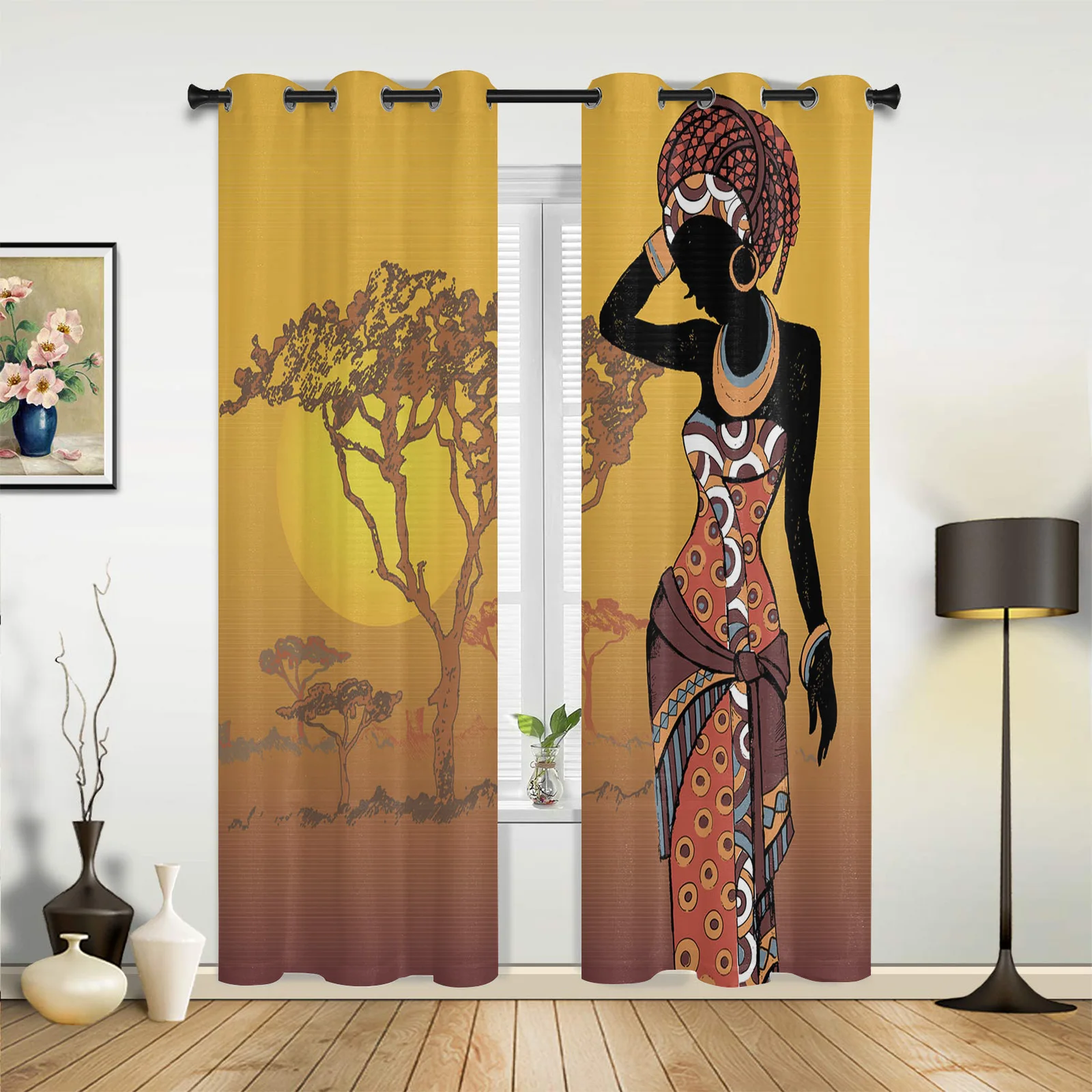 African Woman Plant Trees Art Curtains for Bedroom Living Room Drapes Kitchen Children's Room Window Curtain Modern Home Decor
African Woman Plant Trees Art Curtains for Bedroom Living Room Drapes Kitchen Children's Room Window Curtain Modern Home Decor