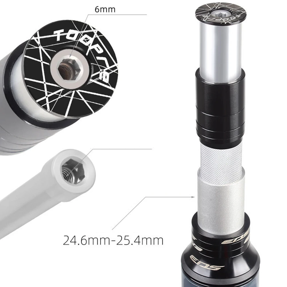 Bicycle Hidden Stem Increaser Bike Fork Stem Riser Bicycle Fork Extender Glossy Carbon CNC-machined Anodized Alloy Adapter
Bicycle Hidden Stem Increaser Bike Fork Stem Riser Bicycle Fork Extender Glossy Carbon CNC-machined Anodized Alloy Adapter