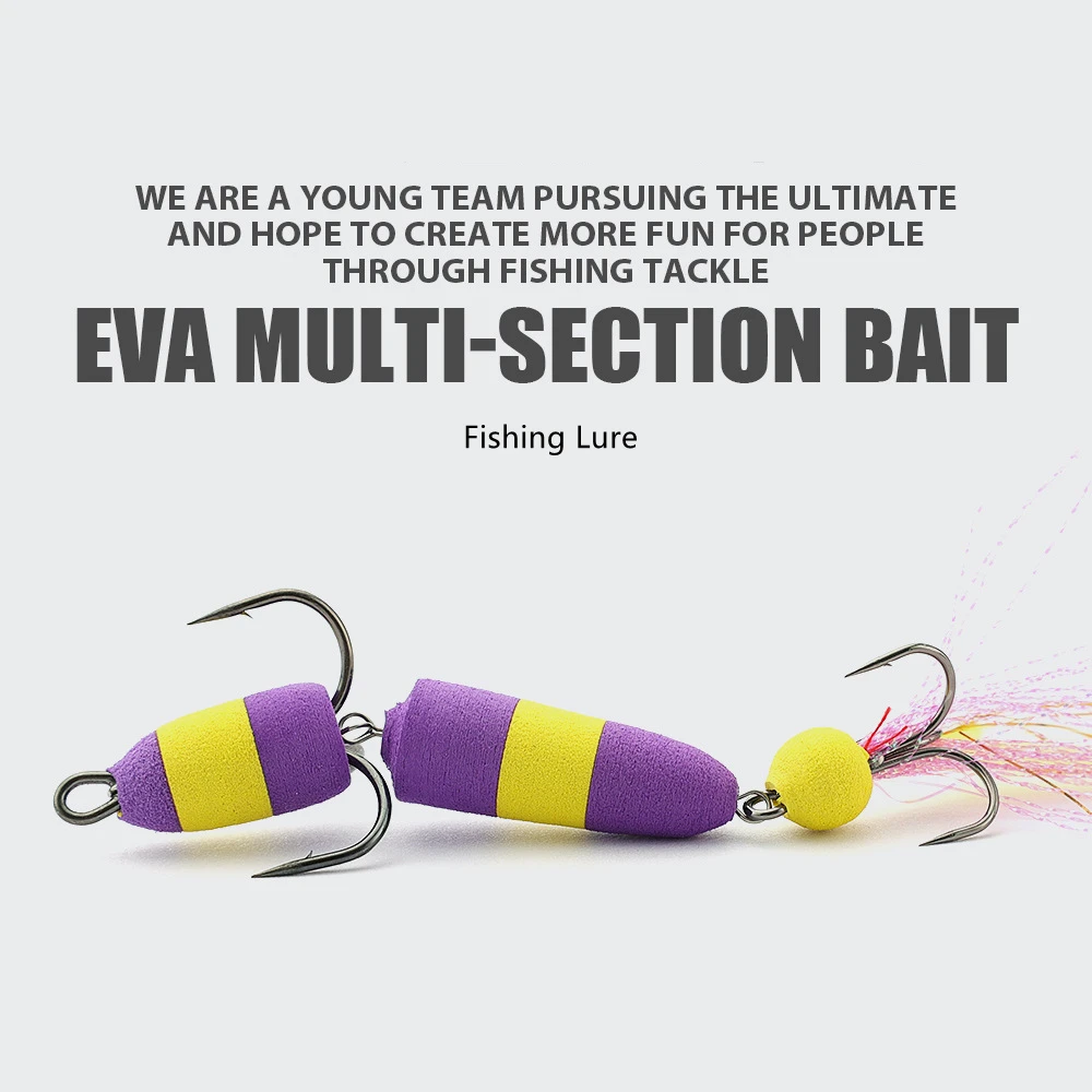 Fishing Lure Swim Bait Soft Lure High Density Foam Lure Fishing Tackle Multicolor Bass Artificial Lure Wobblers
Fishing Lure Swim Bait Soft Lure High Density Foam Lure Fishing Tackle Multicolor Bass Artificial Lure Wobblers
