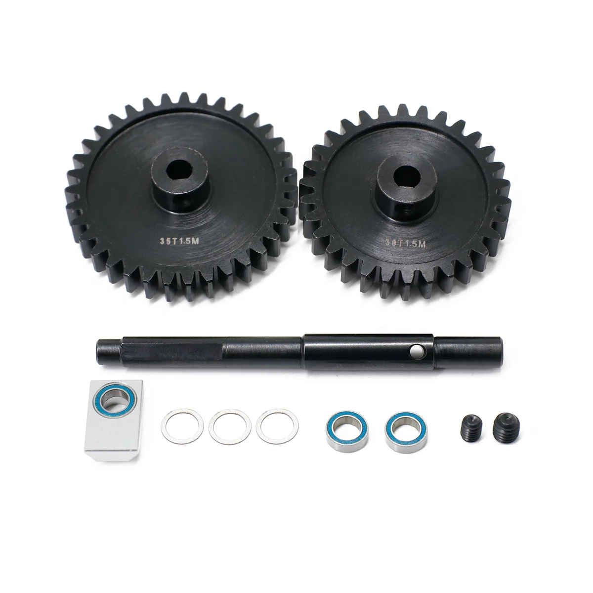 CNC 45 HD Steel 1.5Mod 30T 35T Pinion Gear Spur Gear Set for 1/5 XMAXX RC Car Upgrade Parts
CNC 45 HD Steel 1.5Mod 30T 35T Pinion Gear Spur Gear Set for 1/5 XMAXX RC Car Upgrade Parts