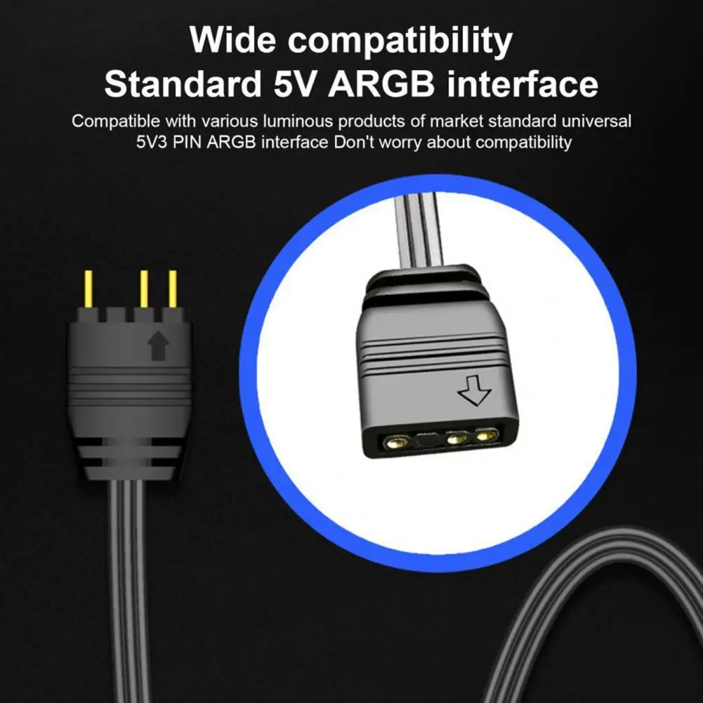 Прочная отличная 5 в 3Pin к SATA осветительная плата ARGB контроллер Черный ARGB контроллер практичный для компьютера
Прочная отличная 5 в 3Pin к SATA осветительная плата ARGB контроллер Черный ARGB контроллер практичный для компьютера