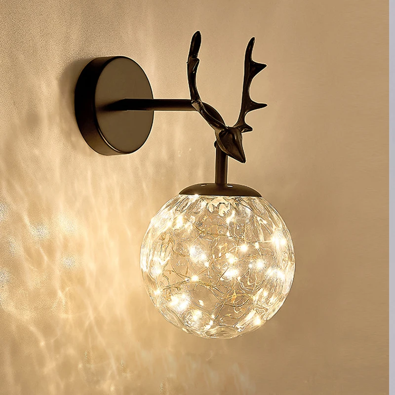 Glass Ball Wall Mount Light Gypsophila LED Nordic Antlers Lighting Modern Indoor Home Decor for Celing Lamp Wall Bathroom Sconce
Glass Ball Wall Mount Light Gypsophila LED Nordic Antlers Lighting Modern Indoor Home Decor for Celing Lamp Wall Bathroom Sconce