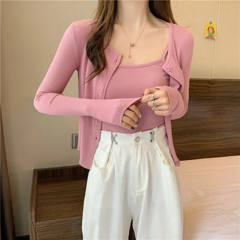 Yasuk Autumn Winter Fashion Casual Women's Slim All-Match Gentle Pullover Vest Knitted Sweater Cardigan Coat Girl Soft Sexy 2Pcs
Yasuk Autumn Winter Fashion Casual Women's Slim All-Match Gentle Pullover Vest Knitted Sweater Cardigan Coat Girl Soft Sexy 2Pcs