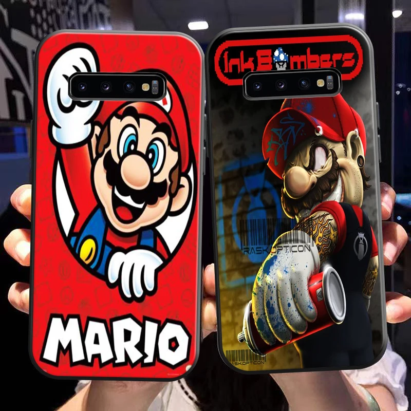 Cute Super Mario Bros For Samsung Galaxy S10 S10 Plus S10E S10 Lite S10 5G Phone Case Carcasa Coque Back Funda TPU Black
Cute Super Mario Bros For Samsung Galaxy S10 S10 Plus S10E S10 Lite S10 5G Phone Case Carcasa Coque Back Funda TPU Black