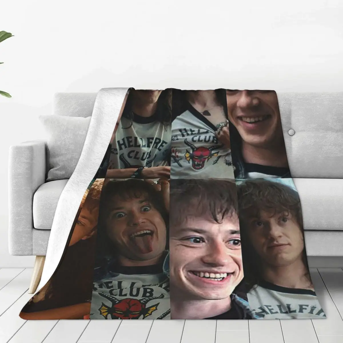 Eddie Munson Blankets Flannel Spring/Autumn Hot Movie Breathable Lightweight Thin Throw Blankets for Sofa Car Plush Thin Quilt
Eddie Munson Blankets Flannel Spring/Autumn Hot Movie Breathable Lightweight Thin Throw Blankets for Sofa Car Plush Thin Quilt