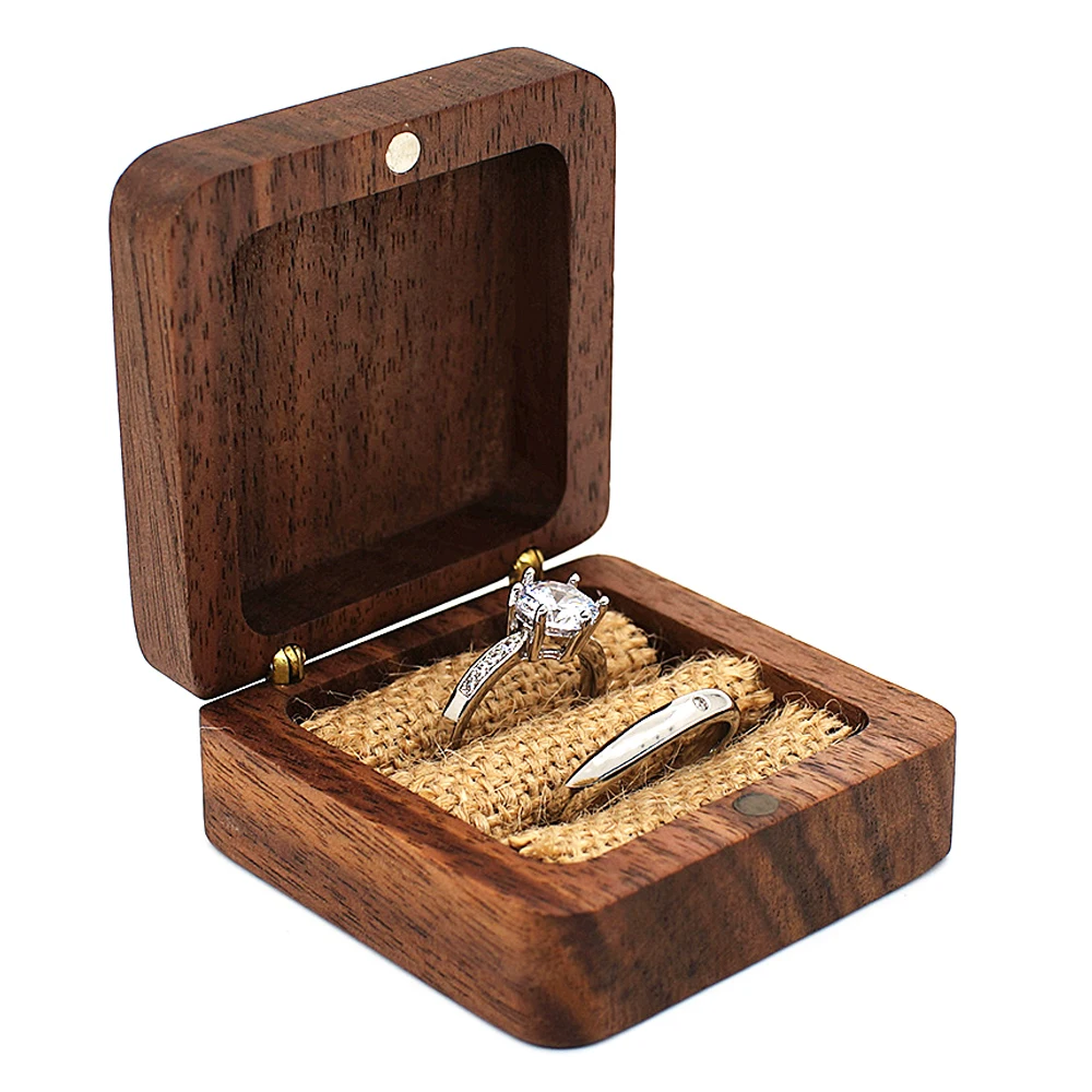 12PCS Square Wooden Blank Ring Box with Magnetic Retro Jewelry Wooden Storage Box For Couples Wooden Ring Box Jewelry Case Gifts
12PCS Square Wooden Blank Ring Box with Magnetic Retro Jewelry Wooden Storage Box For Couples Wooden Ring Box Jewelry Case Gifts