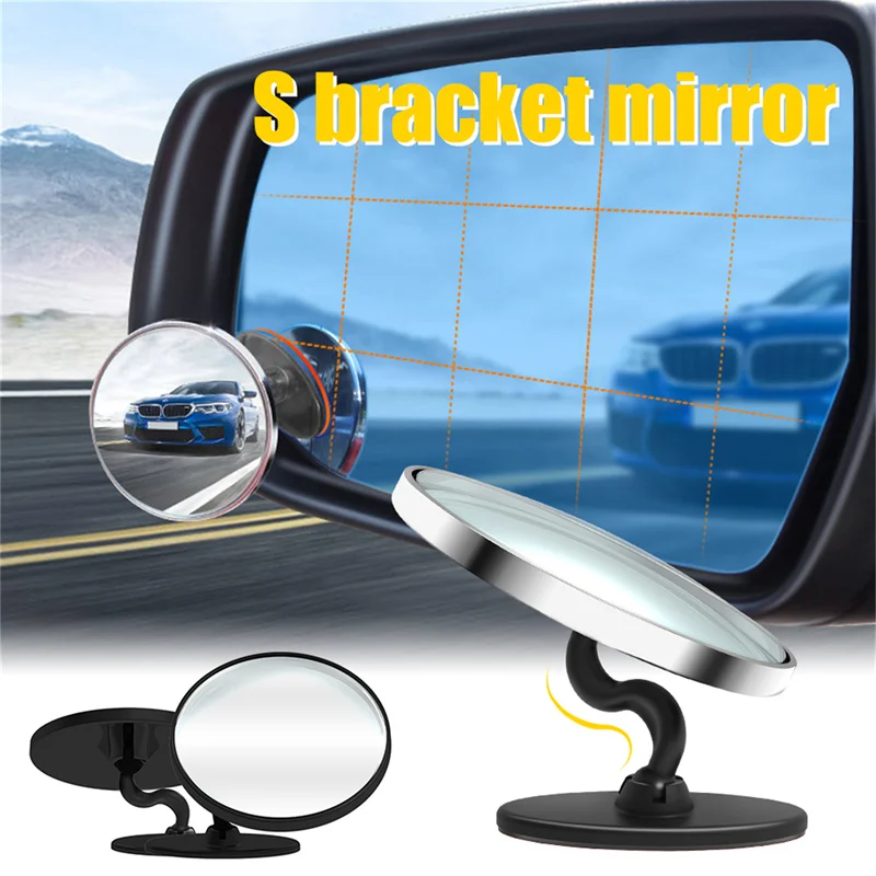 

Автомобильное Зеркало для слепых зон, противотуманное водонепроницаемое зеркало, регулируемое на 360 градусов автомобильное мотоциклетное широкоугольное зеркало заднего вида, автомобильные аксессуары