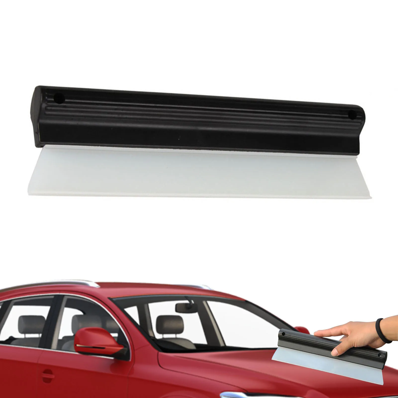 Small Squeegee Handheld Water Blade Squeegee V-Bar Car Wash Squeegee With Black Handle For Glass Mirror Windows
Small Squeegee Handheld Water Blade Squeegee V-Bar Car Wash Squeegee With Black Handle For Glass Mirror Windows