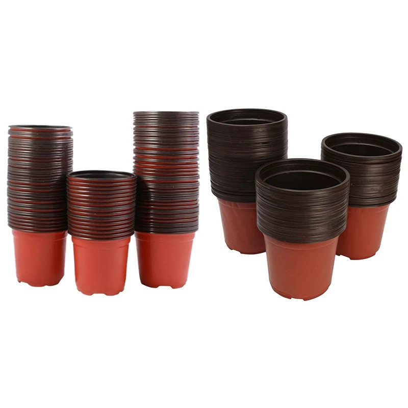 150 Pcs Plastic Flower Seedlings Nursery Supplies Planter Pot Seed Starting Pots, 100 Pcs 16 Cm & 50 Pcs 21Cm
150 Pcs Plastic Flower Seedlings Nursery Supplies Planter Pot Seed Starting Pots, 100 Pcs 16 Cm & 50 Pcs 21Cm