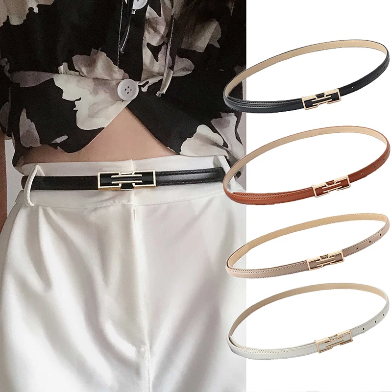 Adjustable Thin Waist Belt Golden Metal Buckle Waistband Solid Color Retro Waist Belts Ladies Trouser Dress Decoration Belt New
Adjustable Thin Waist Belt Golden Metal Buckle Waistband Solid Color Retro Waist Belts Ladies Trouser Dress Decoration Belt New