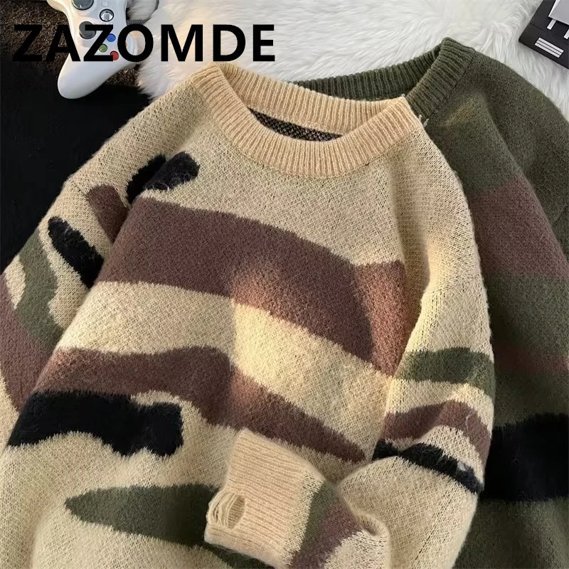 Мужские свитера ZAZOMDE в стиле Харадзюку, модный мужской осенне-зимний Свободный Топ, Повседневные свитера, полосатый пуловер, свитшот, винтажные мужские топы
Мужские свитера ZAZOMDE в стиле Харадзюку, модный мужской осенне-зимний Свободный Топ, Повседневные свитера, полосатый пуловер, свитшот, винтажные мужские топы