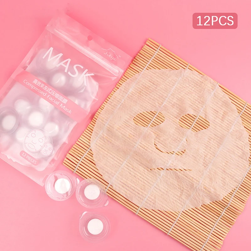 12Pcs/Pack High Absorption Compressed Face Mask Paper Disposable Sheet Cotton Diy Mask Makeup Wipes With Separate Mask Cup
12Pcs/Pack High Absorption Compressed Face Mask Paper Disposable Sheet Cotton Diy Mask Makeup Wipes With Separate Mask Cup