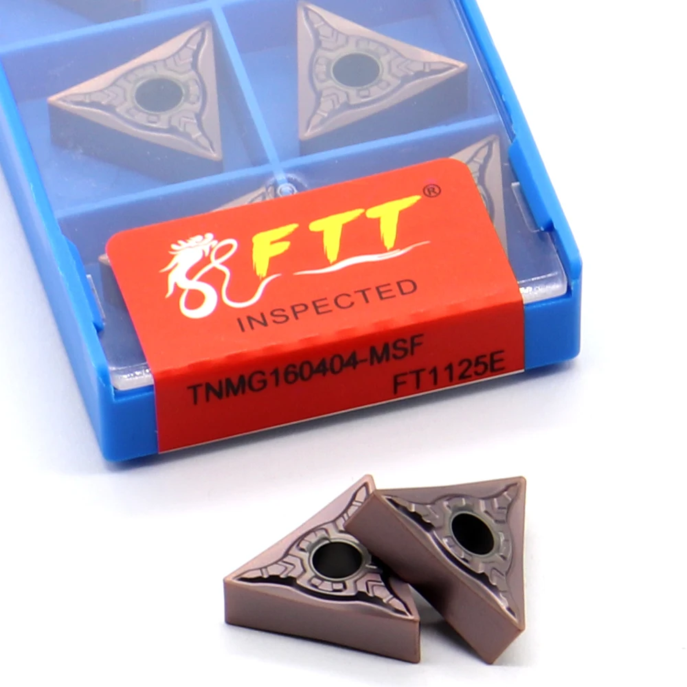 TNMG160404-MSF FT1125E карбидные вставки, внешний токарный инструмент, металлическое лезвие, токарный станок с ЧПУ, режущие инструменты TNMG 160404
TNMG160404-MSF FT1125E карбидные вставки, внешний токарный инструмент, металлическое лезвие, токарный станок с ЧПУ, режущие инструменты TNMG 160404