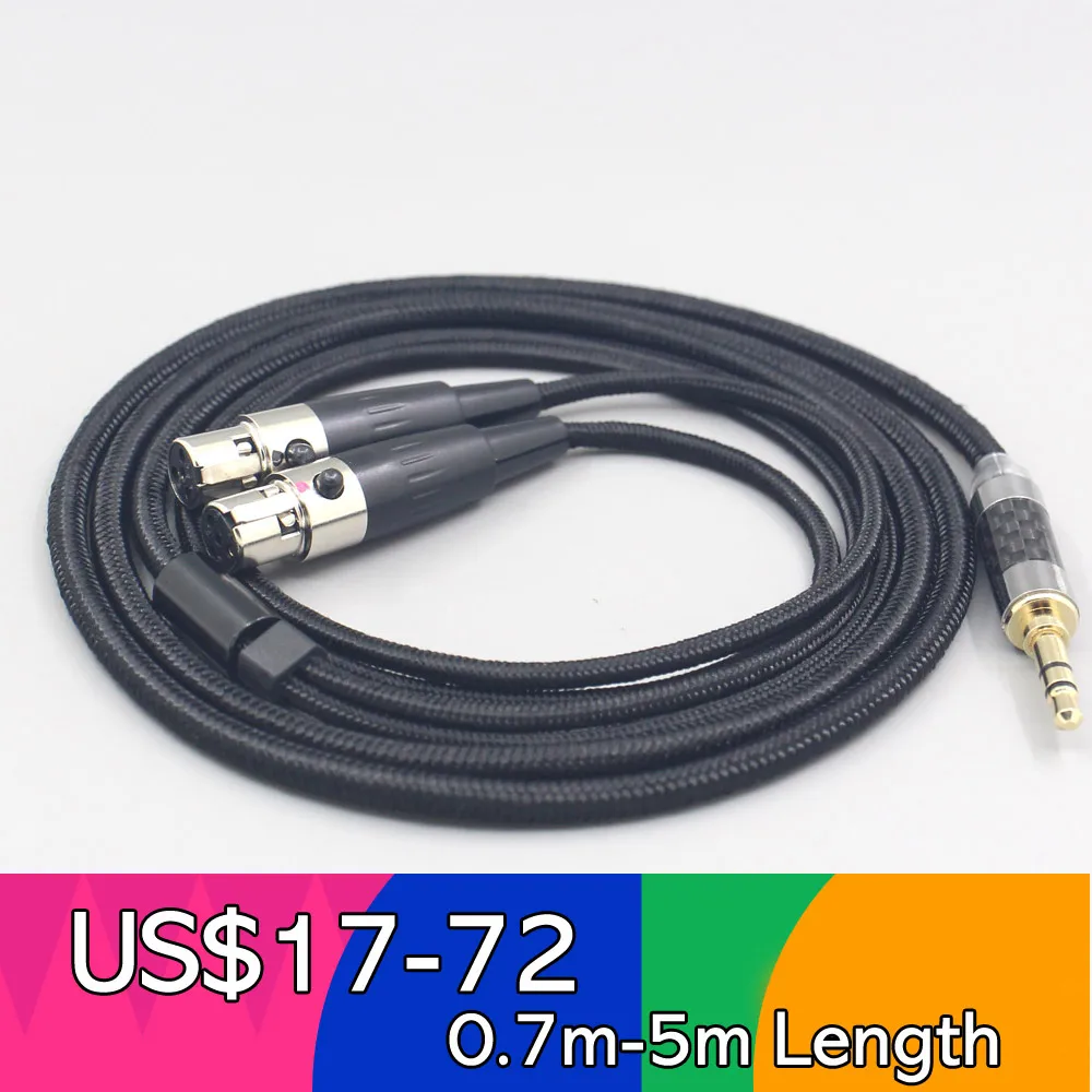 

Super Soft Headphone Nylon OFC Cable For Audeze LCD-3 LCD-2 LCD-2C LCD-4 LCD-X LCD-XC LCD-4z LCD-MX4 LCD-GX LN007556