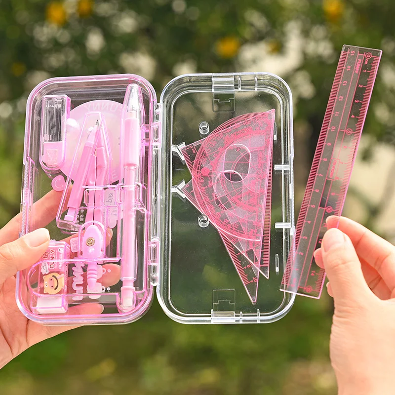 Creative lovely compass circle rulers set pupils drawing examination tool Students stationery Gifts kawaii accessories Supplies
Creative lovely compass circle rulers set pupils drawing examination tool Students stationery Gifts kawaii accessories Supplies
