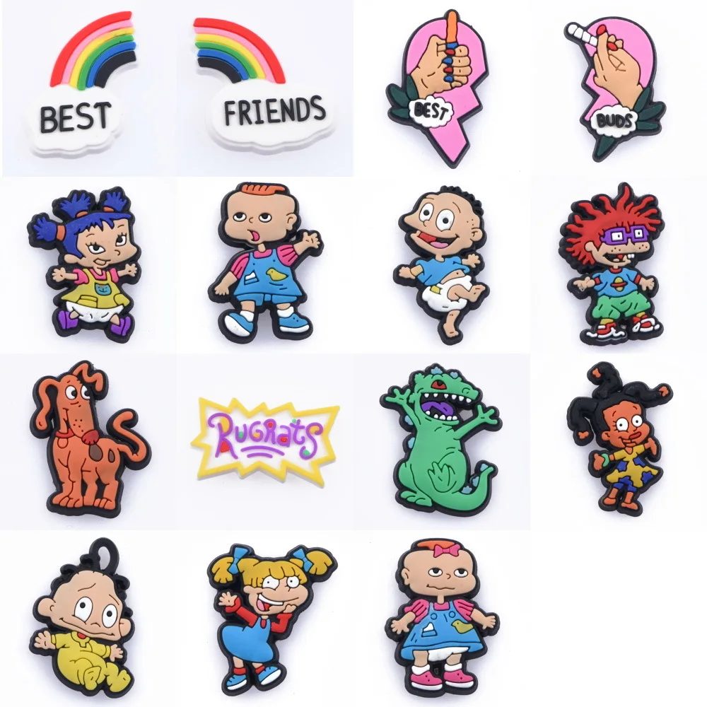 1PCS Character Best Shoes Charms Dinosaur Fashion Cute Croc Charm For Kids Party Gifts Wristband Graden Shoe Accessories 
1PCS Character Best Shoes Charms Dinosaur Fashion Cute Croc Charm For Kids Party Gifts Wristband Graden Shoe Accessories