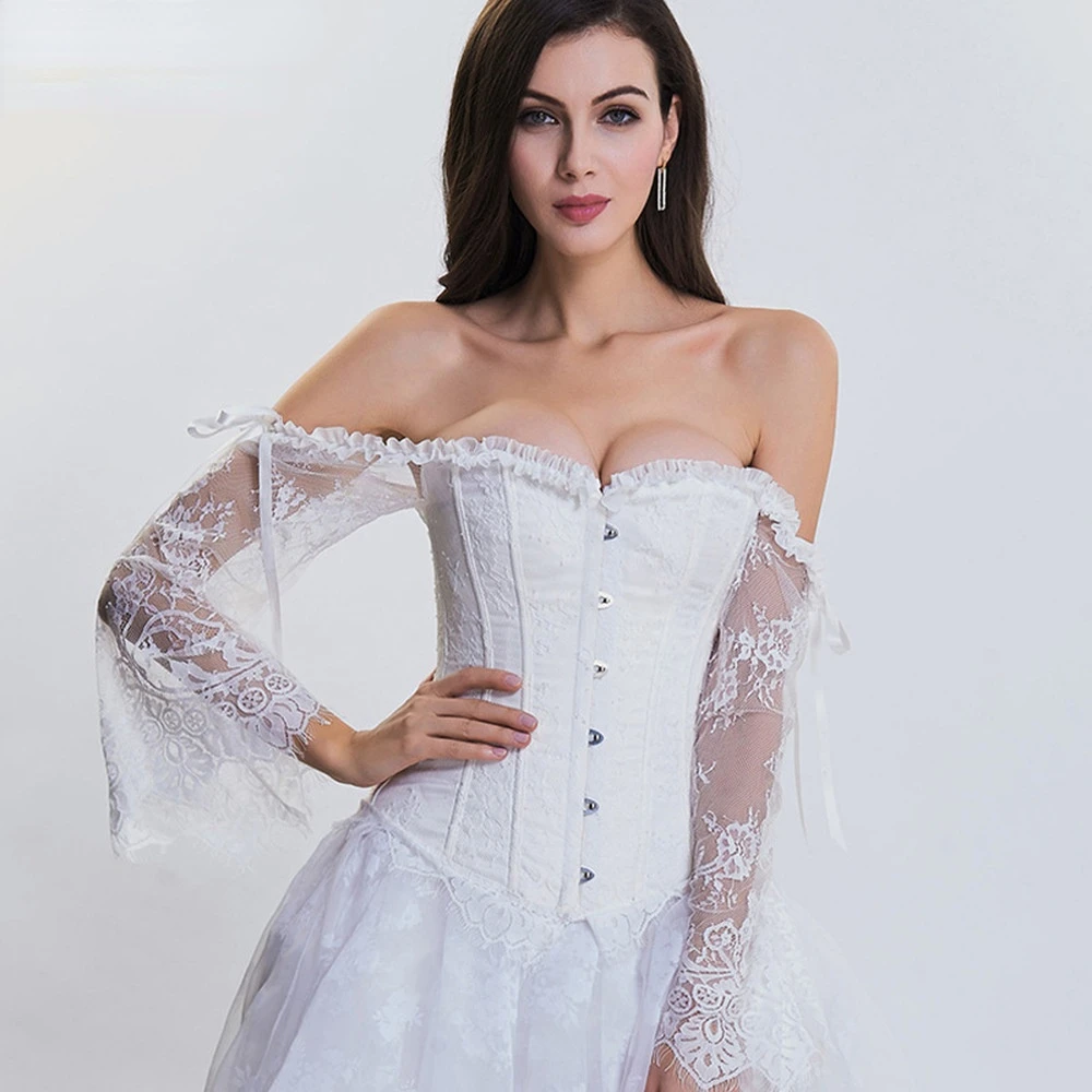 Топ женский корсет Топ Бюстье женское нижнее белье с длинными рукавами эпоксичные кружевные цветочные Костюмы Бурлеск Новинка 2022
Топ женский корсет Топ Бюстье женское нижнее белье с длинными рукавами эпоксичные кружевные цветочные Костюмы Бурлеск Новинка 2022