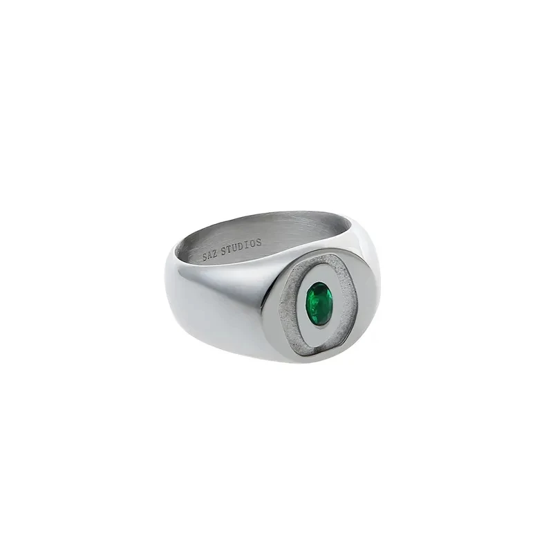 Original Design Green Zircon Ring Male Fashion Niche Senior Ins Personality Hip-Hop Street Special-Shaped Jewelry Accessories
Original Design Green Zircon Ring Male Fashion Niche Senior Ins Personality Hip-Hop Street Special-Shaped Jewelry Accessories