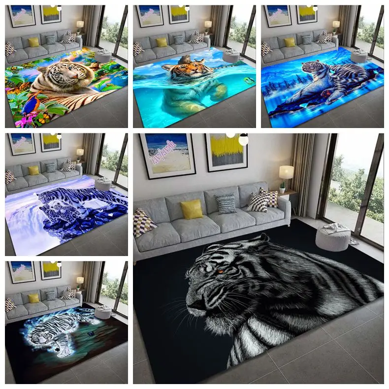 Cartoon 3D Printed Tiger Rug Carpets for Living Room Coffee Table Area Rugs Study Bedroom Bedside Home Decor Anti-Slip Floor Mat
Cartoon 3D Printed Tiger Rug Carpets for Living Room Coffee Table Area Rugs Study Bedroom Bedside Home Decor Anti-Slip Floor Mat