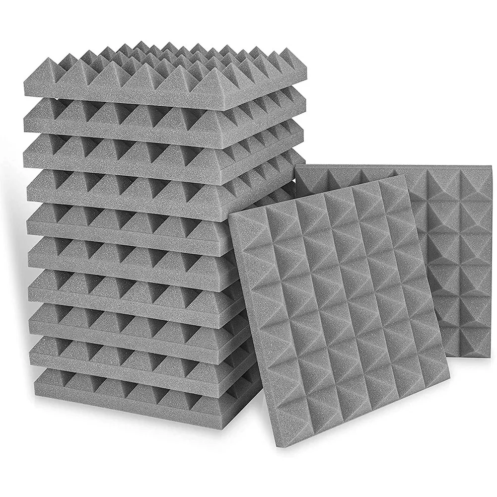 12 Pcs Acoustic Foam Pyramid Flame-Retardant Sound-Absorbing Sponge Sound Insulation Cotton for Recording Studios Office
12 Pcs Acoustic Foam Pyramid Flame-Retardant Sound-Absorbing Sponge Sound Insulation Cotton for Recording Studios Office