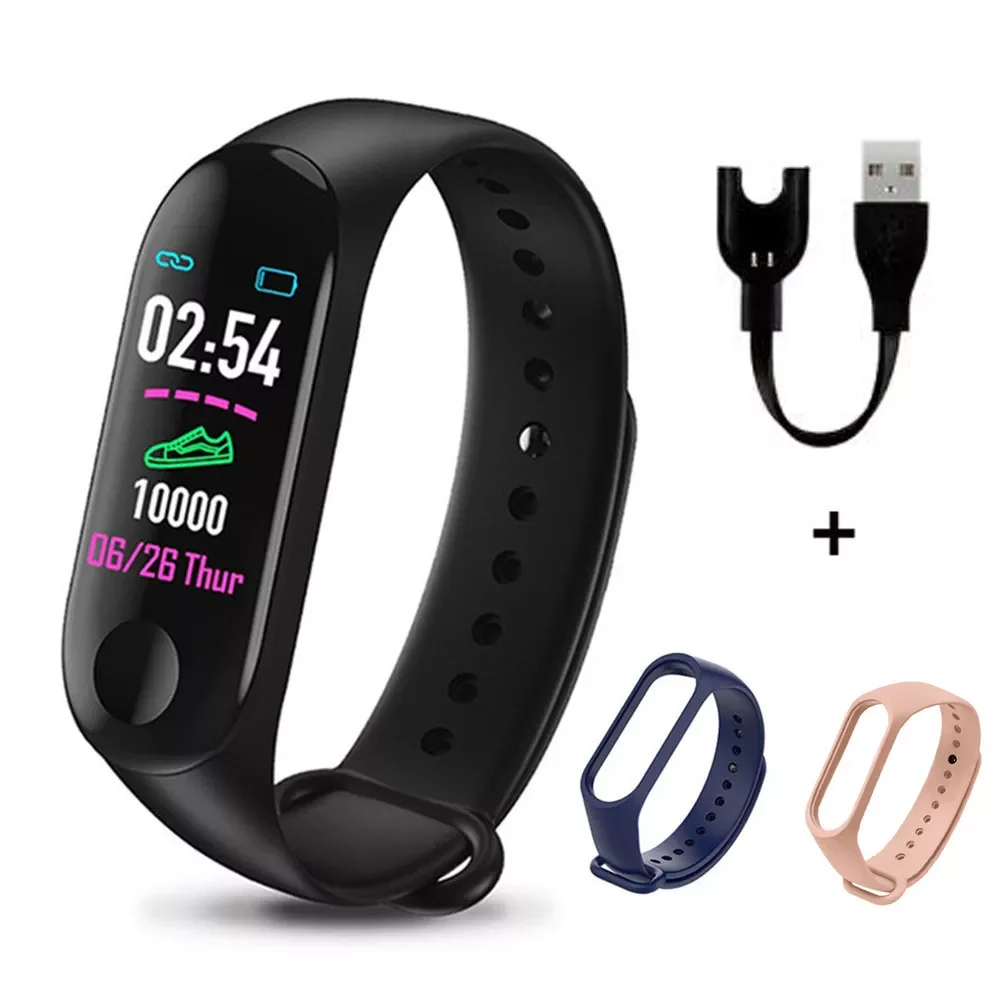 M3 Plus Smart Band Smart Watch Fitness Tracker Smart Bracelet Health Sleep Blood Pressure Heart Rate Monitor Wristband
M3 Plus Smart Band Smart Watch Fitness Tracker Smart Bracelet Health Sleep Blood Pressure Heart Rate Monitor Wristband