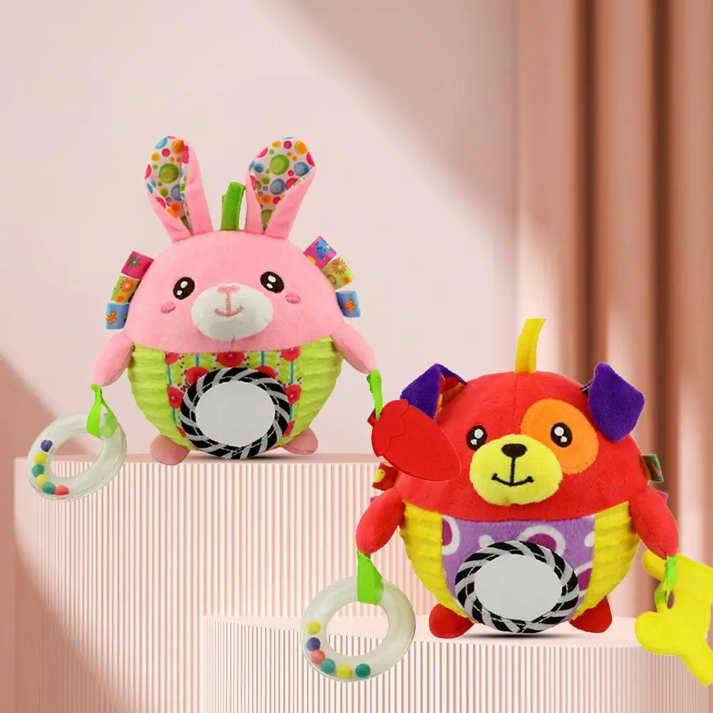 Bright-colored Excellent Cartoon Animal Hanging Hole Hand Bell Toy Novelty Baby Rattle Toy Adorable for Toddlers
Bright-colored Excellent Cartoon Animal Hanging Hole Hand Bell Toy Novelty Baby Rattle Toy Adorable for Toddlers