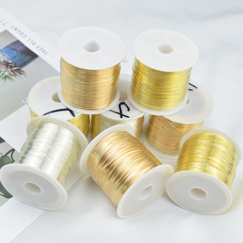 1Roll Gold Color Soft Copper Wire for Bracelet Necklace Colorfast Beading Wire DIY Jewelry Making Cords String Handmade Supplies
1Roll Gold Color Soft Copper Wire for Bracelet Necklace Colorfast Beading Wire DIY Jewelry Making Cords String Handmade Supplies