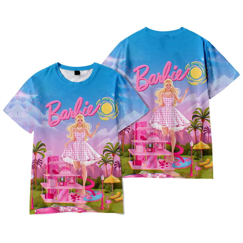 MINISO Barbie The Movie Peripheral Two-dimensional Children's Kawaii Printed Short-sleeved T-shirt for Boys and Girls Best Gift
MINISO Barbie The Movie Peripheral Two-dimensional Children's Kawaii Printed Short-sleeved T-shirt for Boys and Girls Best Gift