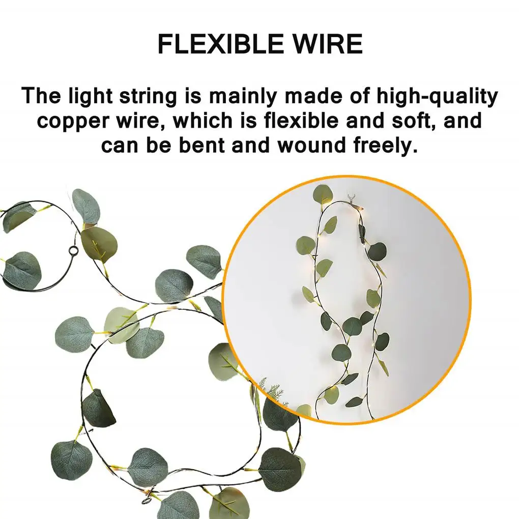 String Light Decor Lamp Holiday Supplies Copper Wire Fine Workmanship Vine Flexible Decorative Yard Ornament LED Lights
String Light Decor Lamp Holiday Supplies Copper Wire Fine Workmanship Vine Flexible Decorative Yard Ornament LED Lights