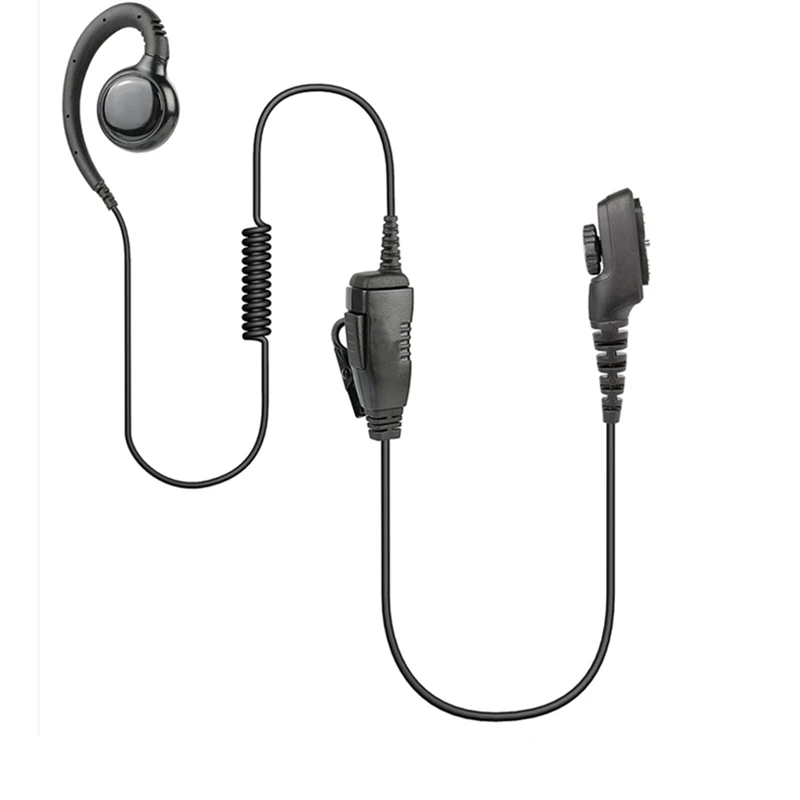 1-Wire Swivel Loop Earpiece and Microphone, Privacy Surveillance Headset Earphone, Compatible with HYT Hytera PD702 PD752 PD782
1-Wire Swivel Loop Earpiece and Microphone, Privacy Surveillance Headset Earphone, Compatible with HYT Hytera PD702 PD752 PD782