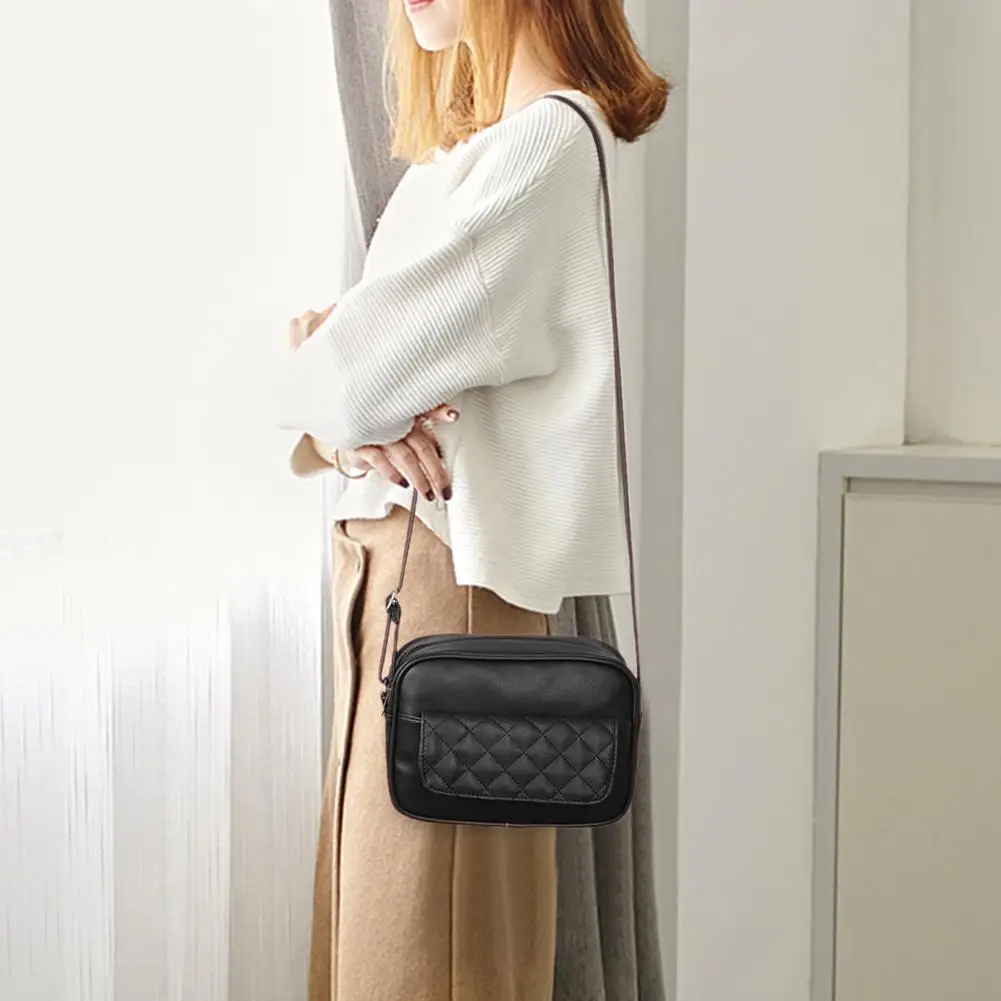 Women PU Leather Shoulder Messenger Handbags Simple Solid Lattice Casual Small Crossbody Bags for Girls Messenger Bags
Women PU Leather Shoulder Messenger Handbags Simple Solid Lattice Casual Small Crossbody Bags for Girls Messenger Bags
