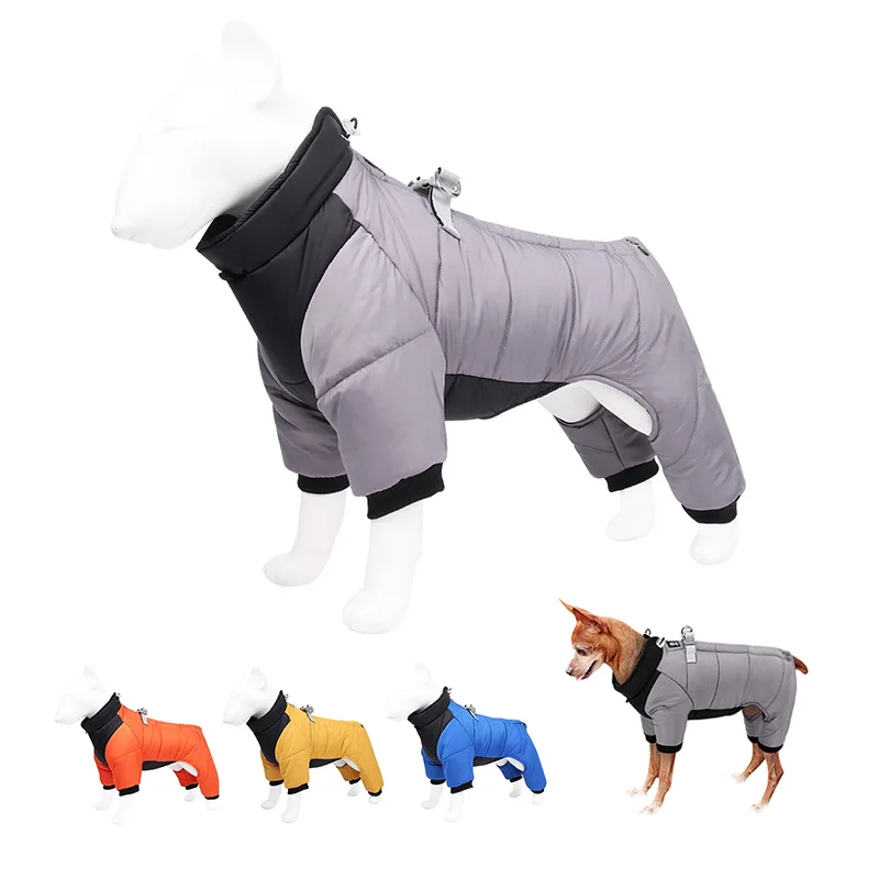 Dog Winter Clothes Pet Warm Thick Coat With Harness Reflective Waterproof Dog Jacket for Puppy Chihuahua French Bulldog Clothes
Dog Winter Clothes Pet Warm Thick Coat With Harness Reflective Waterproof Dog Jacket for Puppy Chihuahua French Bulldog Clothes