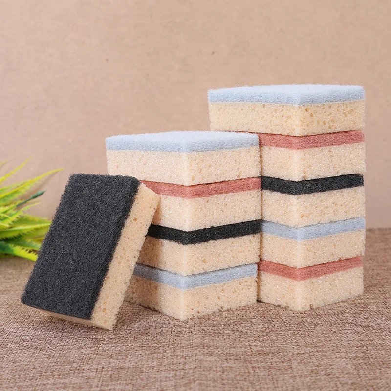 10PCS color sponge scouring pad dish-washing sponge kitchen cleaning and pot-washing brush table cleaning sponge cleaning tools
10PCS color sponge scouring pad dish-washing sponge kitchen cleaning and pot-washing brush table cleaning sponge cleaning tools