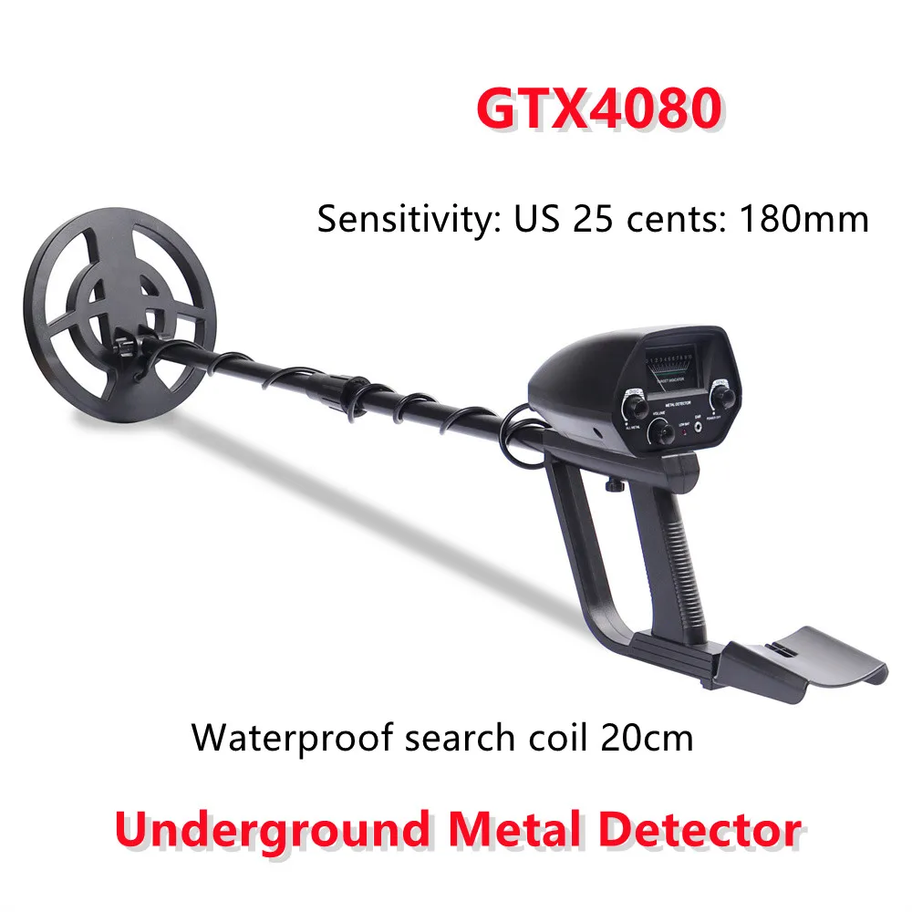 GTX4080 Underground Metal Detector Gold Detector Pinpointing Metal Treasure Hunter Professional Gold Finder 8 Inch Search Coil
GTX4080 Underground Metal Detector Gold Detector Pinpointing Metal Treasure Hunter Professional Gold Finder 8 Inch Search Coil