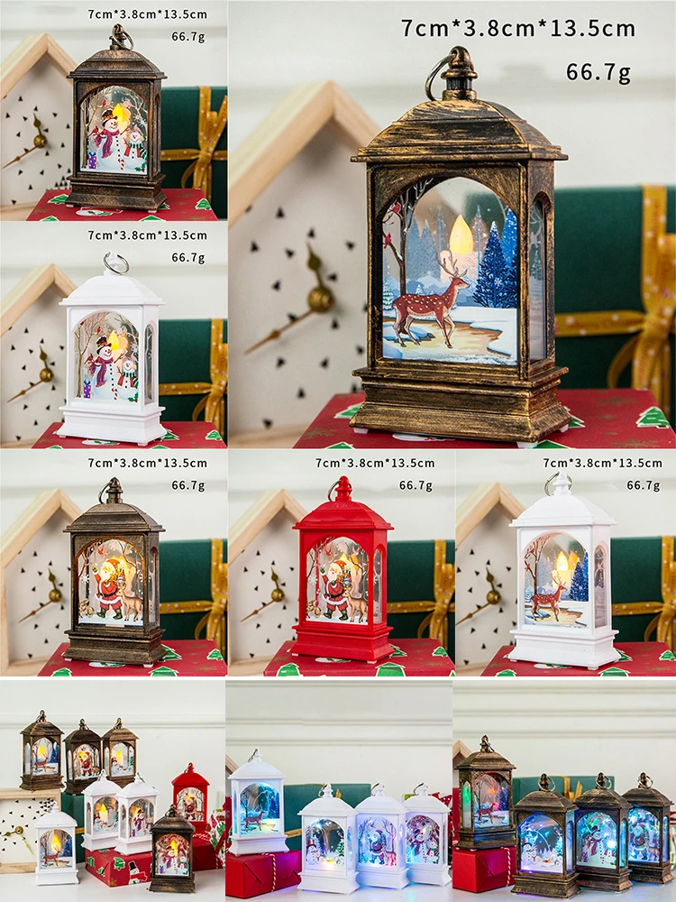 Christmas LED Light Up Lantern Decorations Xmas Santa Claus Reindeer Table Lamp Home Ornament Gift For Children 13.5x7x3.8cm
Christmas LED Light Up Lantern Decorations Xmas Santa Claus Reindeer Table Lamp Home Ornament Gift For Children 13.5x7x3.8cm