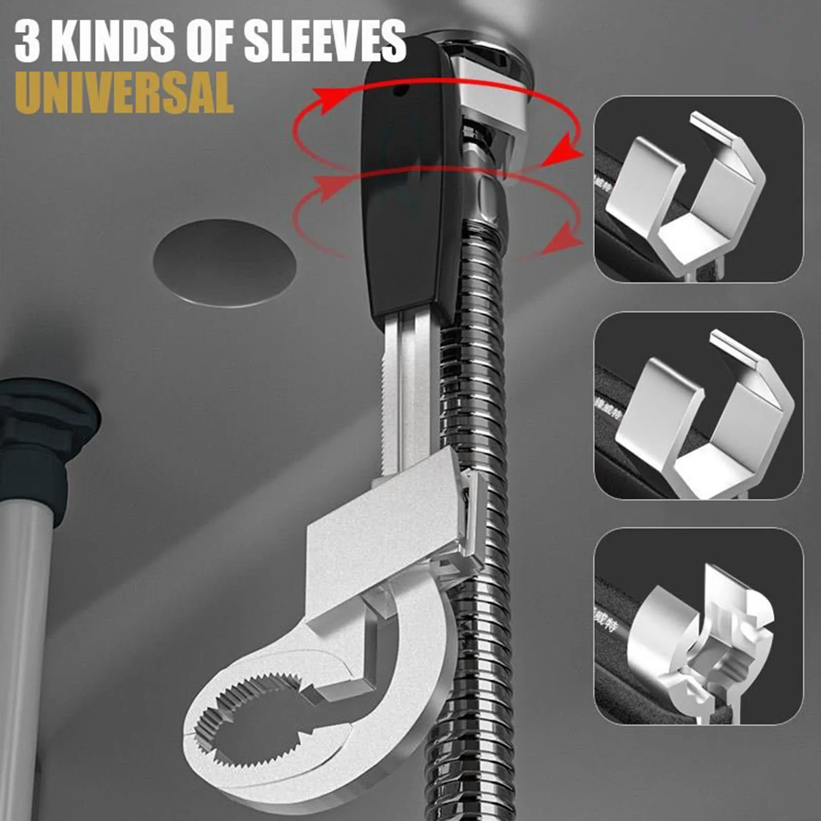 Universal Adjustable Double-Ended Wrench For Bathroom Disassembly Assembly Sanitary Ware Water Pipe Puts Repair Home Accessories
Universal Adjustable Double-Ended Wrench For Bathroom Disassembly Assembly Sanitary Ware Water Pipe Puts Repair Home Accessories
