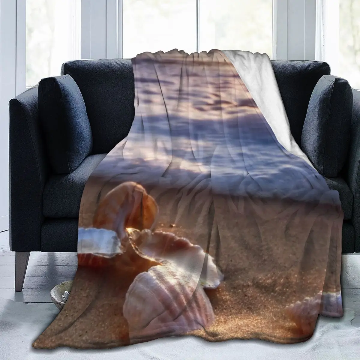 Seashore shell flannel 3D printed blanket cartoon throw sheet blanket Bed Blanket Sofa gift children's birthday gift
Seashore shell flannel 3D printed blanket cartoon throw sheet blanket Bed Blanket Sofa gift children's birthday gift
