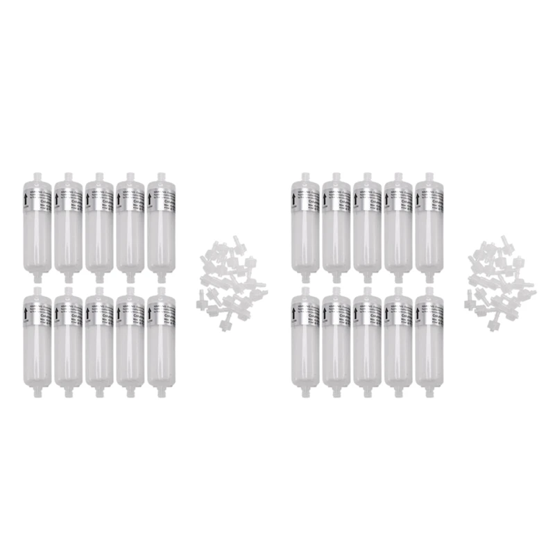 20PCS Capsule Ink Filter 80Mm Long For Solvent Printer Myjet Allwin Crystaljet Witcolor Gongzheng Jhf Vista Xaar
20PCS Capsule Ink Filter 80Mm Long For Solvent Printer Myjet Allwin Crystaljet Witcolor Gongzheng Jhf Vista Xaar