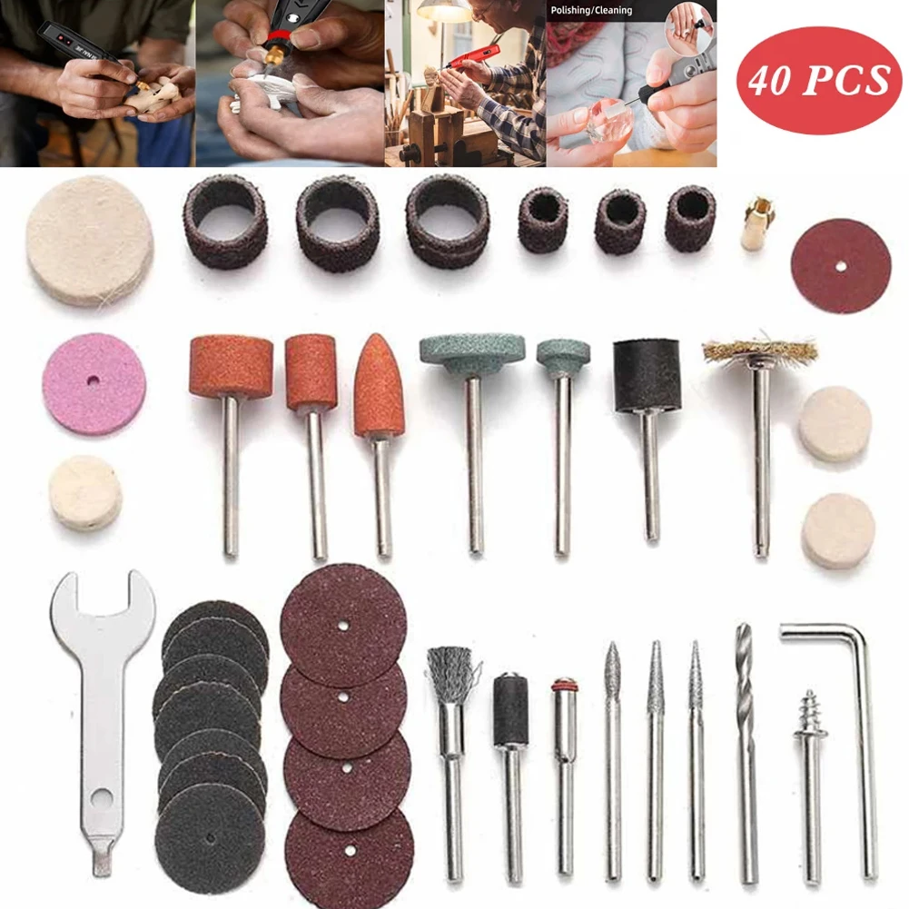 40pcs Grinding Rotating Kits Mini Electric Drill Multi Rotary Tool Accessories Grinding Polishing Set Grinder Parts Combination
40pcs Grinding Rotating Kits Mini Electric Drill Multi Rotary Tool Accessories Grinding Polishing Set Grinder Parts Combination