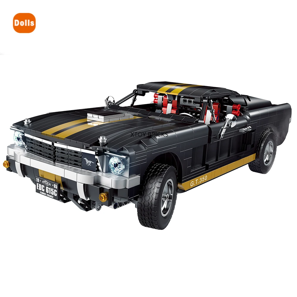 Technic 1817Pcs City Mustanged Super Racing Sports Vehicle Building Blocks Speed Racer Muscle Car Bricks Children DIY Toys Gifts
Technic 1817Pcs City Mustanged Super Racing Sports Vehicle Building Blocks Speed Racer Muscle Car Bricks Children DIY Toys Gifts