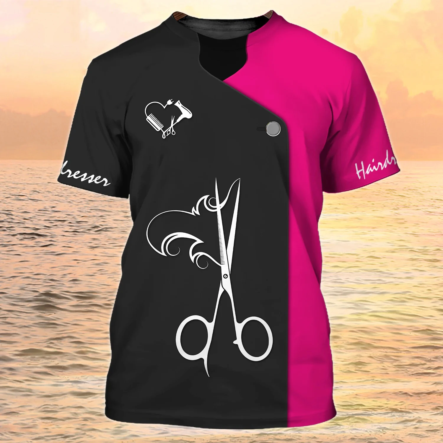 Hairdresser T-Shirts Hair Stylist Salon 3D Print Streetwear Men Women Casual Fashion Oversized T Shirt Cosplay Tees Tops Uniform
Hairdresser T-Shirts Hair Stylist Salon 3D Print Streetwear Men Women Casual Fashion Oversized T Shirt Cosplay Tees Tops Uniform