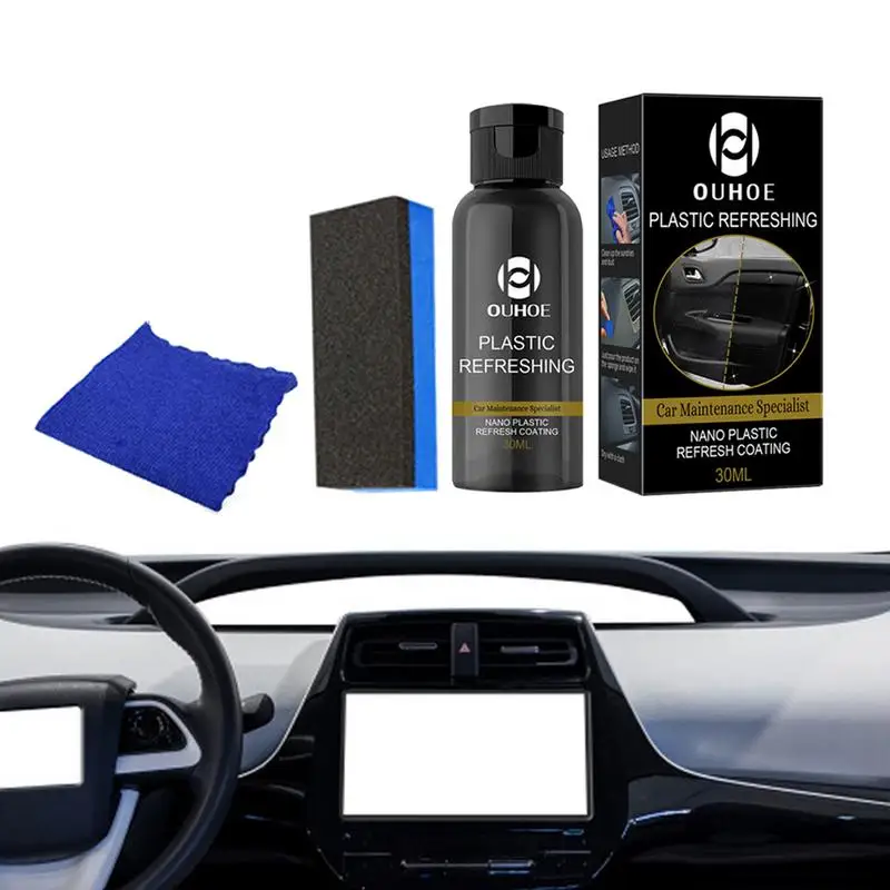 30ml Car Plastic Parts Retreading Agent Instrument Panel Agent Automotive Interior Plastic Part Retreading Cleaning Agent Tools
30ml Car Plastic Parts Retreading Agent Instrument Panel Agent Automotive Interior Plastic Part Retreading Cleaning Agent Tools