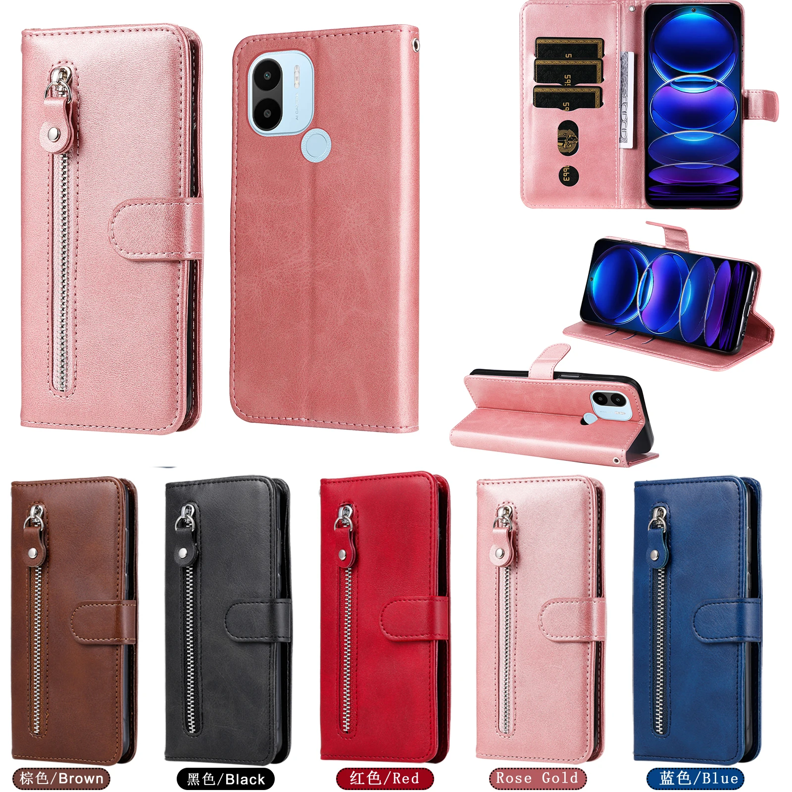 Pu Leather zipper Case For iphone 14 Plus 13pro 12 11 8 7 XrXS MAX Huawei P40 Lite File Card Cover
Pu Leather zipper Case For iphone 14 Plus 13pro 12 11 8 7 XrXS MAX Huawei P40 Lite File Card Cover