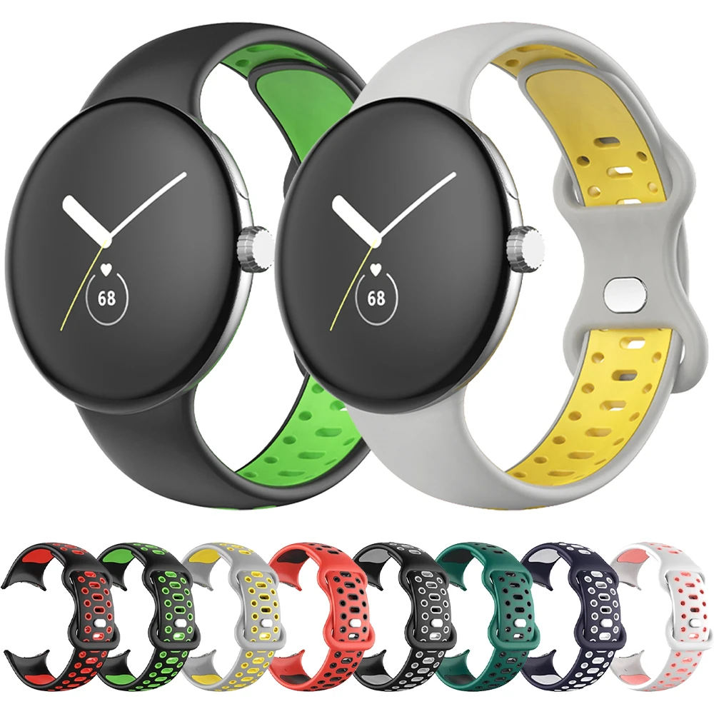 Ремешок силиконовый для Google Pixel Watch, сменный спортивный браслет для смарт-часов
Ремешок силиконовый для Google Pixel Watch, сменный спортивный браслет для смарт-часов